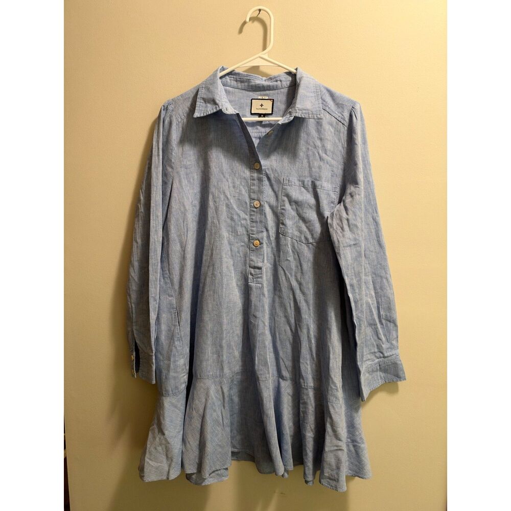 Tuckernuck Women's Long-Sleeve 100% Cotton Tunic Dress Size M Y20060T